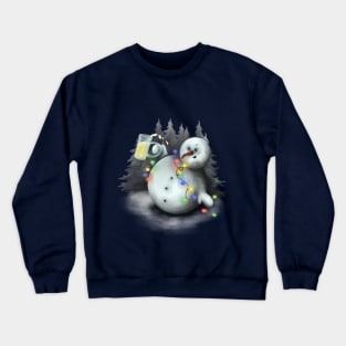 Happy snowman Crewneck Sweatshirt